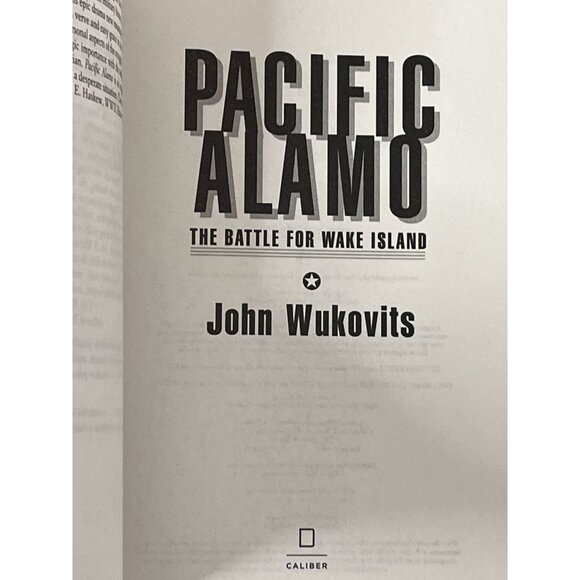 Pacific Alamo John Wukovits Paperback Military History World War II Book - Picture 5 of 6